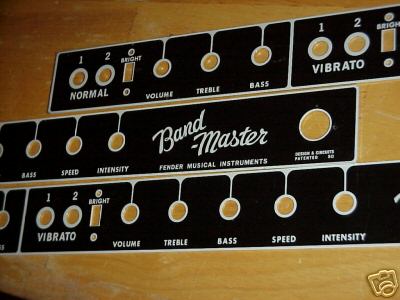 Blackface Bandmaster  Faceplate